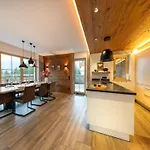 木屋 Neukirchen With Sauna, Balcony