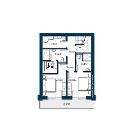 בקתה Neukirchen With Sauna, Balcony
